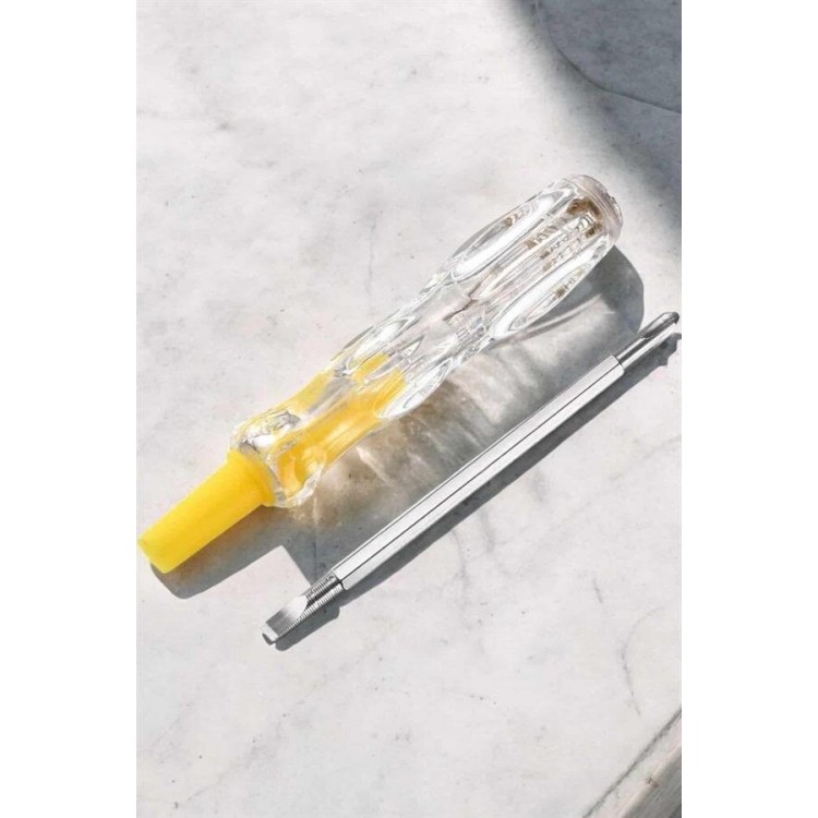 Couple Sided Electric Control Pen Transparent Screwdriver