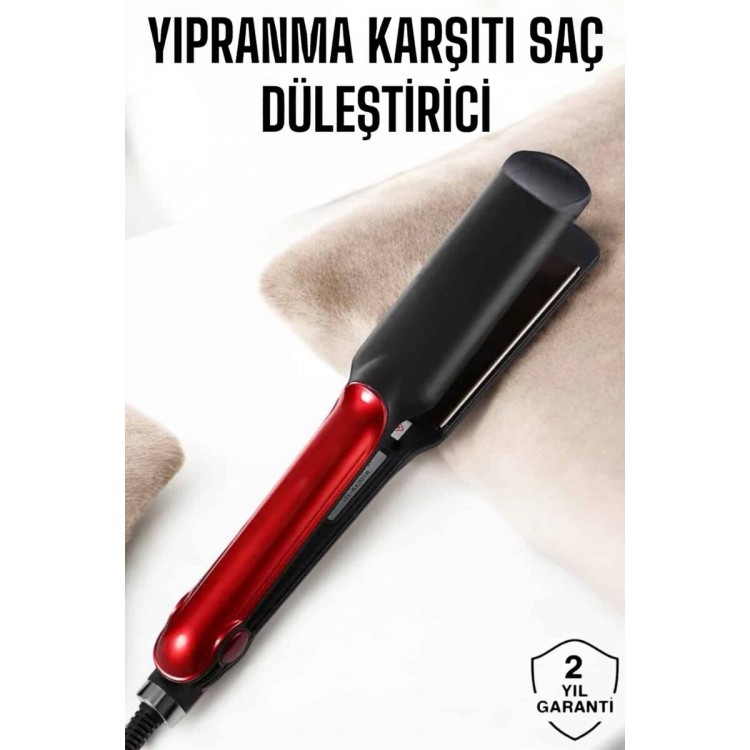 Hair Straightener High Heat Adjustable Ceramic Coating
