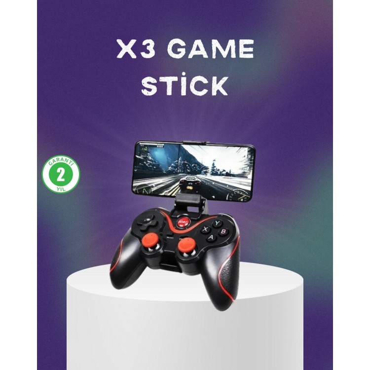 Telefon Tablet ve PC İçin Çok Fonksiyonlu Bluetooth Gamepad