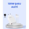 120 Watt Turbo Şarj Cihazı Xiaomi Redmi Note 10 11 12 Uyumlu