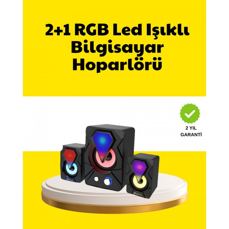 2.1 USB Connected Gaming Speaker Color LEDIlluminated