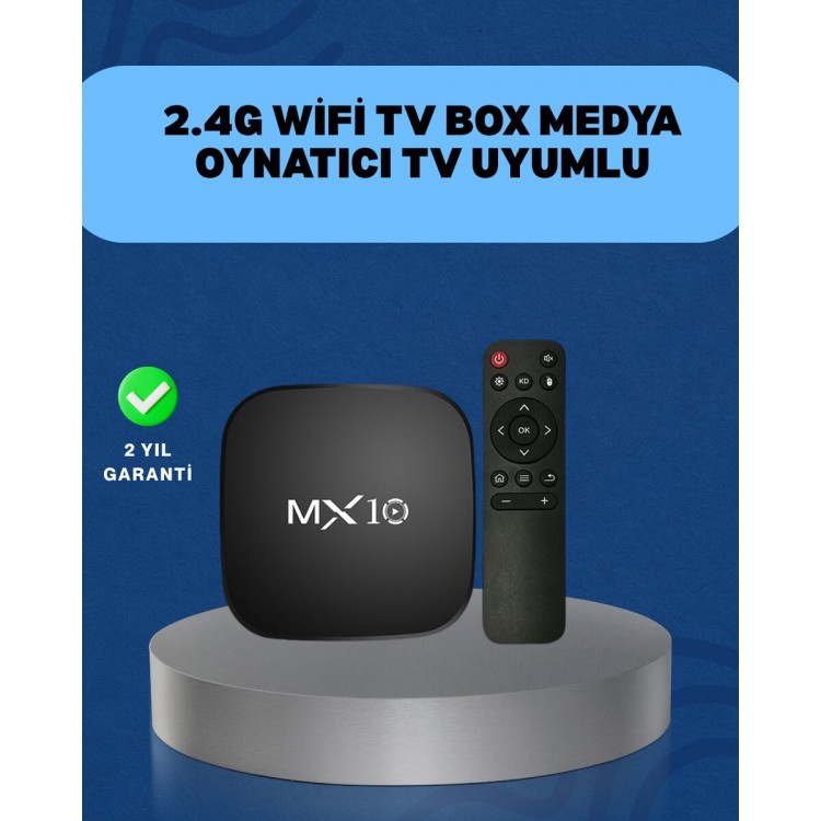 4K Medya Kutusu HDMI-USB Bağlantılı Android TV Çözümü