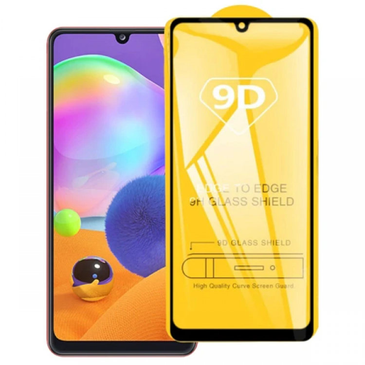 ALLY SM Galaxy A31 9D Full Glue TemperedGlass Screen Protector-(5775)