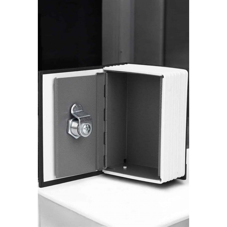 Hidden Safe Book Look Steel Mini Safe with Key