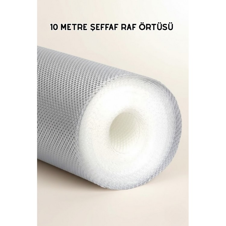 10 Metre Silikon Tabanlı Şeffaf Çekmece Düzenleyici Aparat