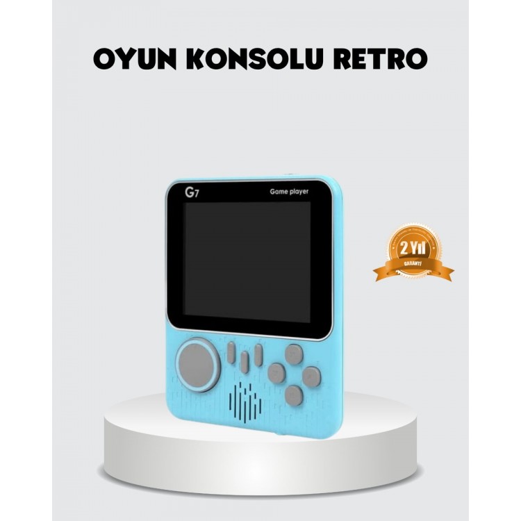 Taşınabilir Retro Oyun Konsolu – 3.5 İnç LCD 666 Klasik Oyun TV Destekli