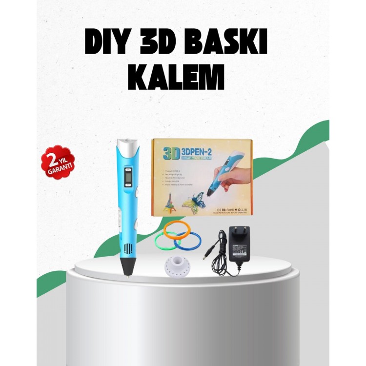 Profesyonel ve Hobi İçin 3D Modelleme Kalemi