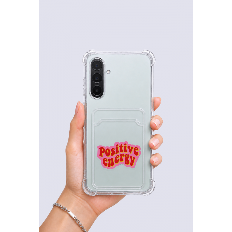 Samsung Galaxy A26 Kartlıklı Pozitif Enerji Desenli Kılıf