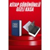 Kitap Görünümlü Gizli Kasa Büyük Boy Anahtarlı Kilitli Para Kasası