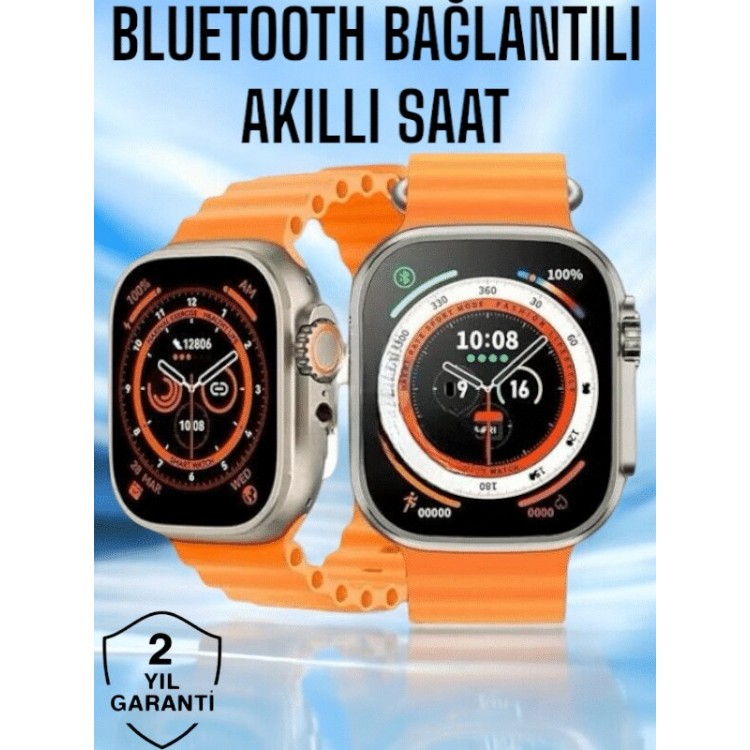 Yeni Nesil Ultra Akıllı Saat Titreşimli Uyku & Sağlık Takibi Çift Kordon
