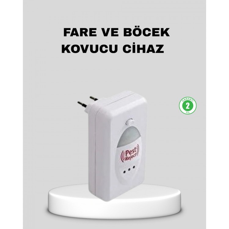 Ultrasonik Haşere Kovucu Cihaz – Sessiz Kimyasalsız ve Etkili Koruma