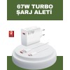 67 Watt Type C Hızlı Şarj Cihazı OnePlus 7 8 9 10 Uyumlu