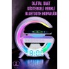 Kablosuz Şarj Özellikli Bluetooth Hoparlör Gece Lambası, şık tasarımı ve birden fazla işlevi bir arada sunarak modern yaşam tarzınıza mükemmel bir uyum sağlar. Bu cihaz, yüksek kaliteli LED gece lambası özelliği ile ortamınıza sıcak beyaz ışıktan renkli R