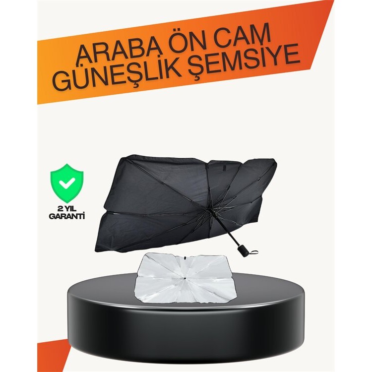 Kalın Kumaşlı Ön Cam Güneşliği – Solmaz Deforme Olmaz Uzun Ömürlü