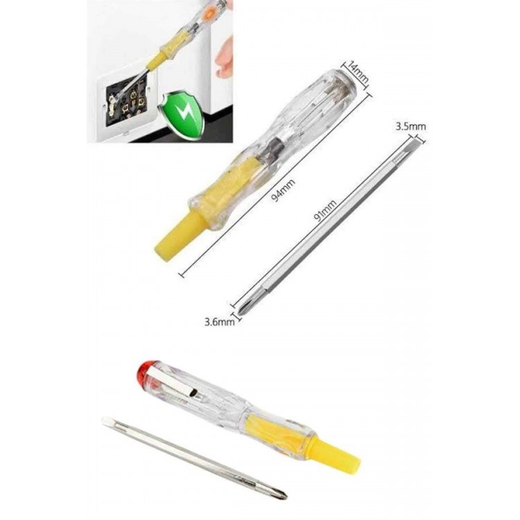 Couple Trio Control Pen Electrical Test Pen Transparent