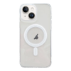 ALLY iPhone 15 Plus Magsafe Compatible Magnetic TransparentSilicone Case-(5775)