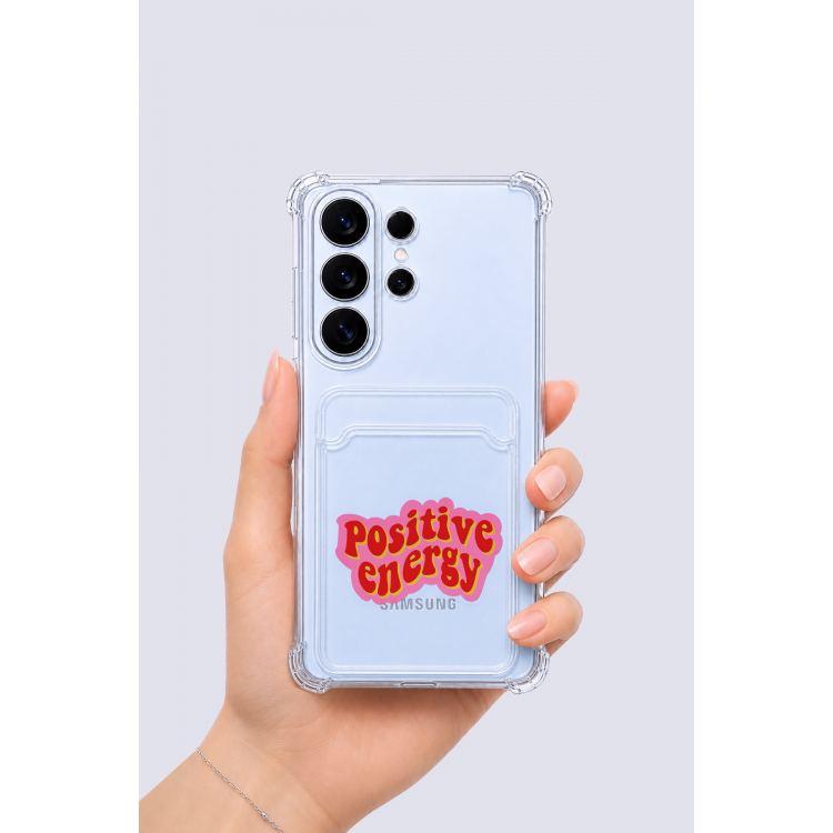 Samsung Galaxy S26 Ultra Kartlıklı Pozitif Enerji Desenli Kılıf