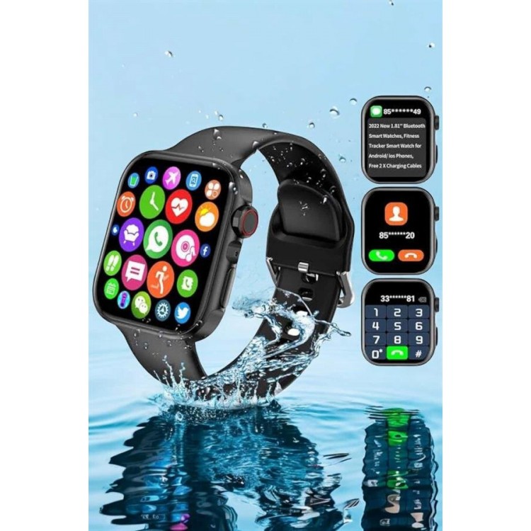 Smart Watch Equipped with Health Tracking and Smart FeaturesModern Smart Watch