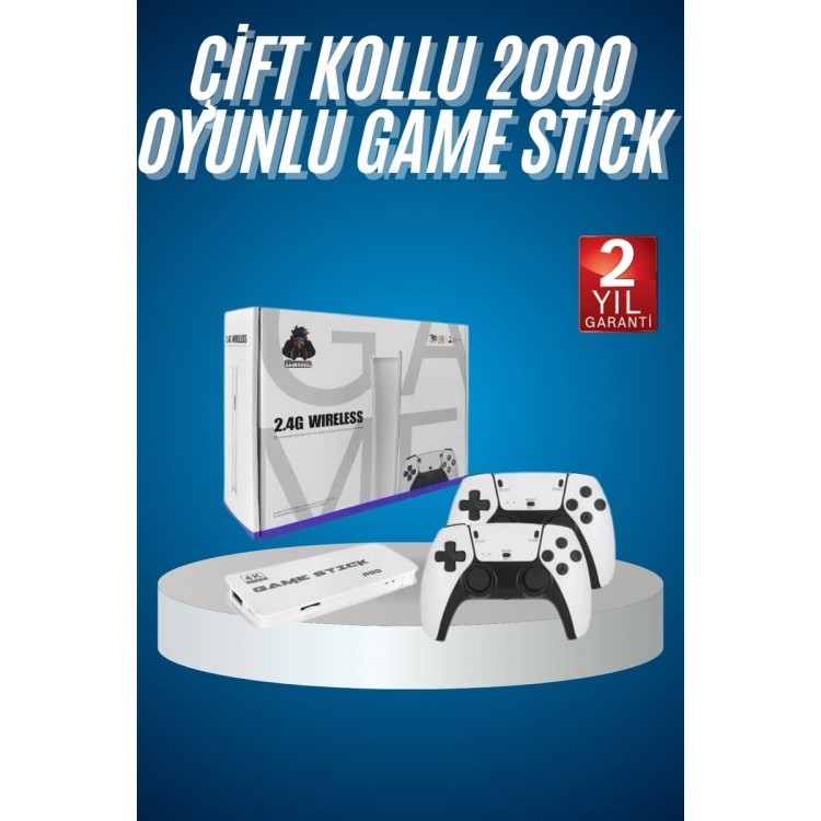 2.4 GHZ Game Console Dual Console 4KUltra HD Game Stick
