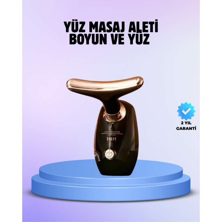 Yüz Masaj Aleti Boyun ve Yüz EMS Güzellik Cihazı Cilt Sıkılaştırma Cilt Gençleştirme Cihazı