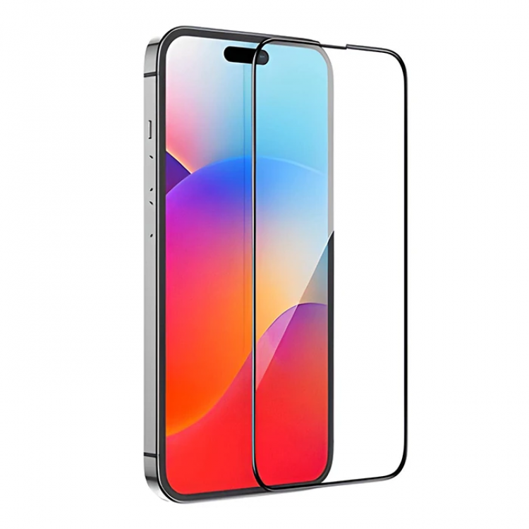 HOCO Guardian Shield Series iPhone 15 Pro HD Tempered Kırılmaz Cam Ekran Koruyucu 10 Adet Set-(5775)