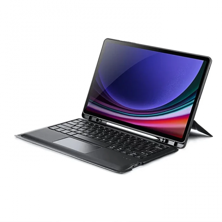 DUX DUCIS Samsung Galaxy Tab S9+ DetachableBluetooth Keyboard Touchpad PU Leather Case-(5775)