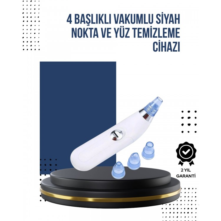 Mikro Kristal Başlıklı Siyah Nokta Temizleme Cihazı – Vakum Gücüyle Gözenek Sıkılaştırıcı