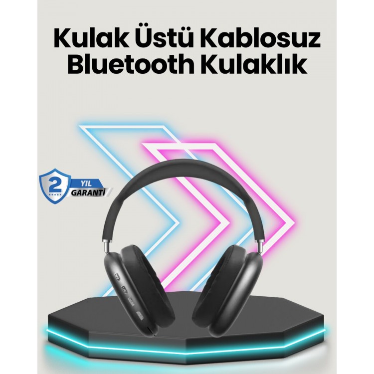 Bluetooth V5.0 Wireless On-Ear Headphones |Foldable Micro USB Port