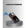 Yoğun tempoda geçen günlerde enerji bitme derdine son! Powerbank 20000 mAh Yüksek Kapasiteli ve 22.5W Hızlı Şarj Destekli, güçlü bataryası ve gelişmiş şarj teknolojisiyle cihazlarınızı kısa sürede şarj ederek kesintisiz bir deneyim sunar.20000 mAh dev kap