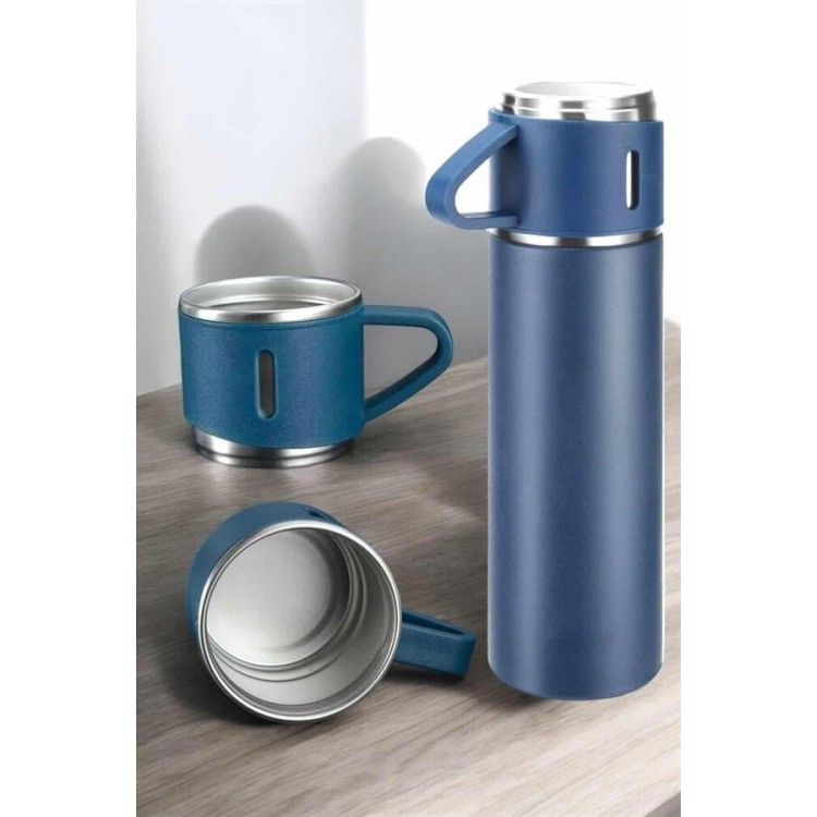 500 ml Capacity Portable Pressurized Thermos Set DailyUse Ideal for