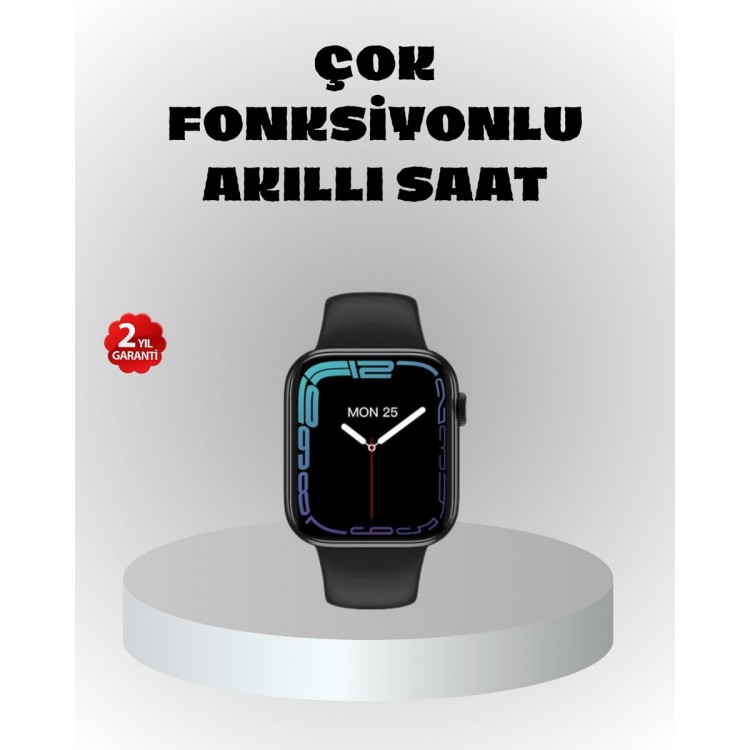 380mAh Bataryalı Akıllı Saat – Arama Bildirim AOD Ekran ve Uzun Pil Ömrü