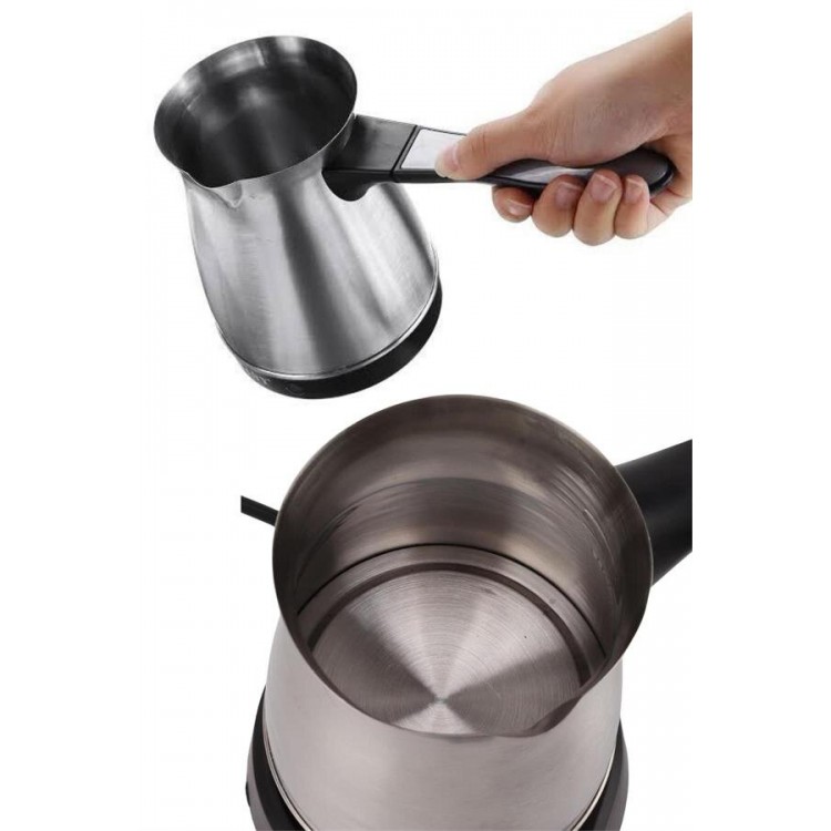 Stainless Steel Turkish Coffee Machine 6 Cup CapacityElectric Coffee Pot