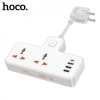 HOCO AC12A 2500W 2 Socket + 3 USB+ 30W Type-C Multifunctional Socket Multiplier ChargingTool-(5775)