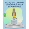 Retro gaz lambası görünümüne sahip bu buhar püskürtücü, dekoratif tasarımları seven kullanıcılar için hem şık hem fonksiyonel bir aromaterapi cihazıdır. Gaz lambasının vintage tarzını yeniden canlandırarak ortama nostaljik bir hava katar. LED ışıklar ise 