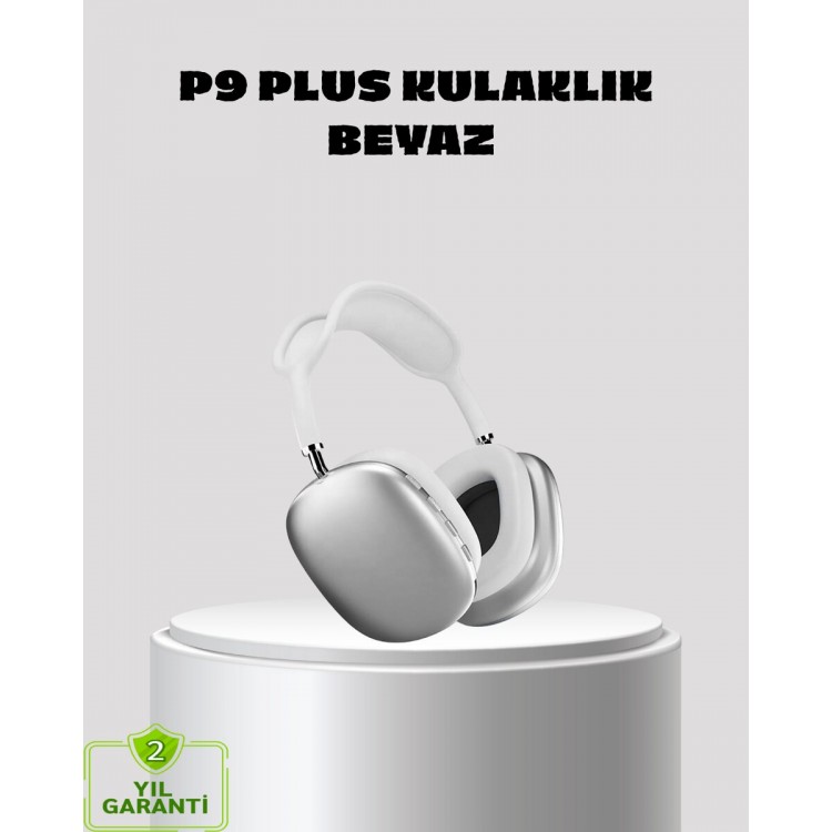 P9 Pro Plus Kablosuz Kulaklık – Üç Mikrofonlu Uzamsal Ses ve Hızlı Şarj Özellikli