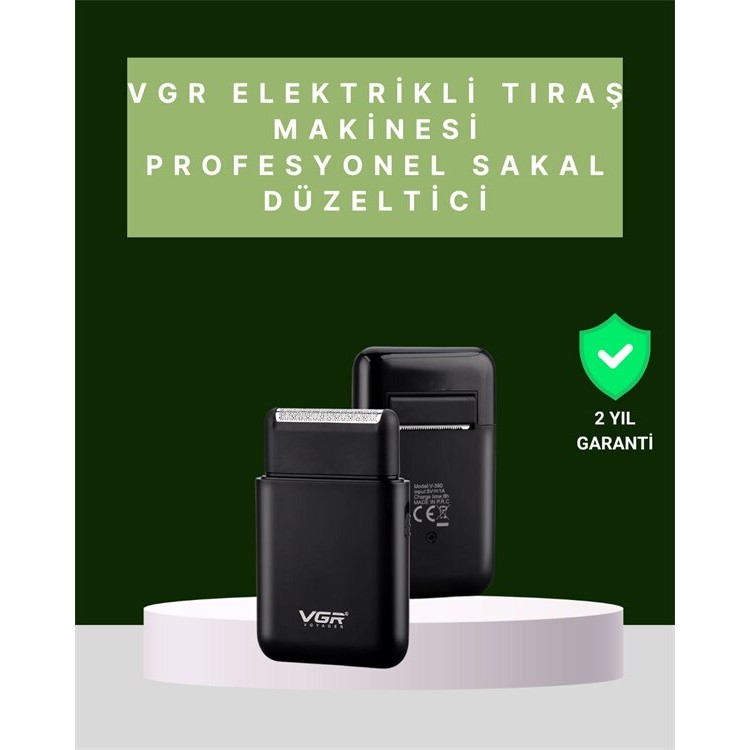 USB Şarjlı Traş Makinesi – Piston + Ağ Başlık 600 mAh Batarya