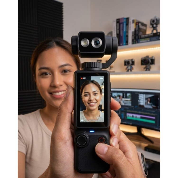 Kompakt 4K Vlog Kamera 2.0 IPS Ekran Otomatik Odaklama ve Stereo Ses Kayıtlı