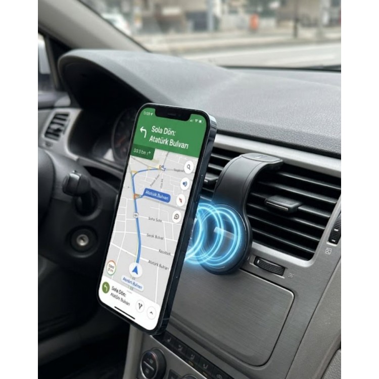 In-Car Magnetic Phone Holder Aluminum Body Navigationstand