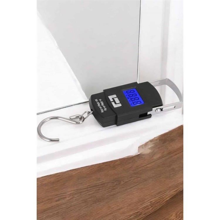 50 Kg Hand Scale Weight Meter with Digital DisplayPortable with Hook