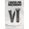 Bu tıraş makinesi, saç, sakal ve burun tüyleri için özel olarak tasarlanmış başlıklarıyla çok yönlü kullanım sağlar. Burun ve kulak temizleme başlığı, hassas bölgelere zarar vermeden, etkili bir şekilde temizlik yapmanıza yardımcı olur. Ergonomik yapısı s