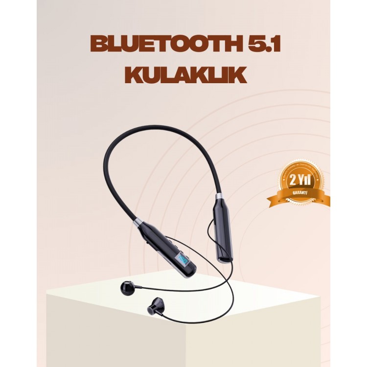 Bluetooth 5.1 Wireless Headset – Clear Soundand Strong Connection