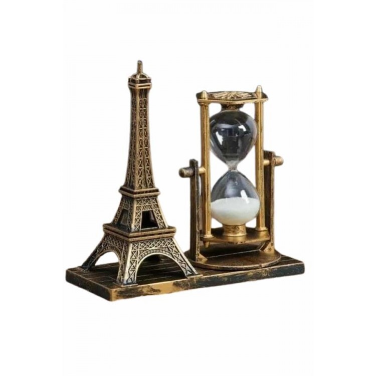 Table Figurine Decorative Ornament Hourglass Eiffel TowerGift Hourglass
