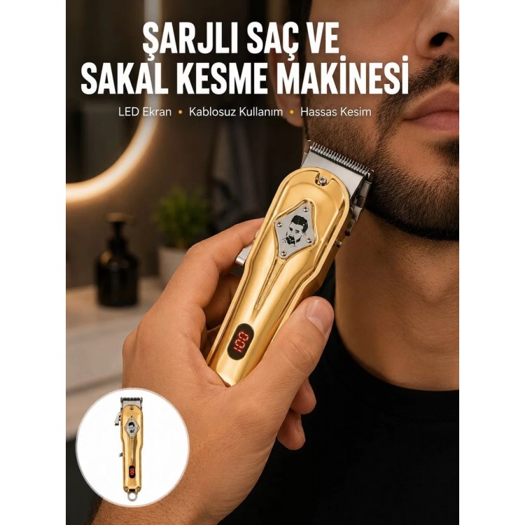 Ergonomik Tasarımlı Hafif ve Taşınabilir Profesyonel Tıraş Makinesi Yeni Nesil