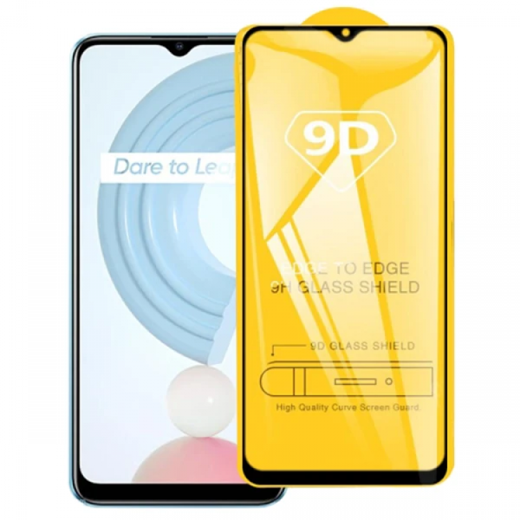Ally OPPO Realme C21 Full Glue-Tempered GlassScreen Protector-(5775)