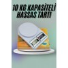 Mutfak Tartısı Dijital Göstergeli Hassas Tartı 10 Kg Kapasiteli