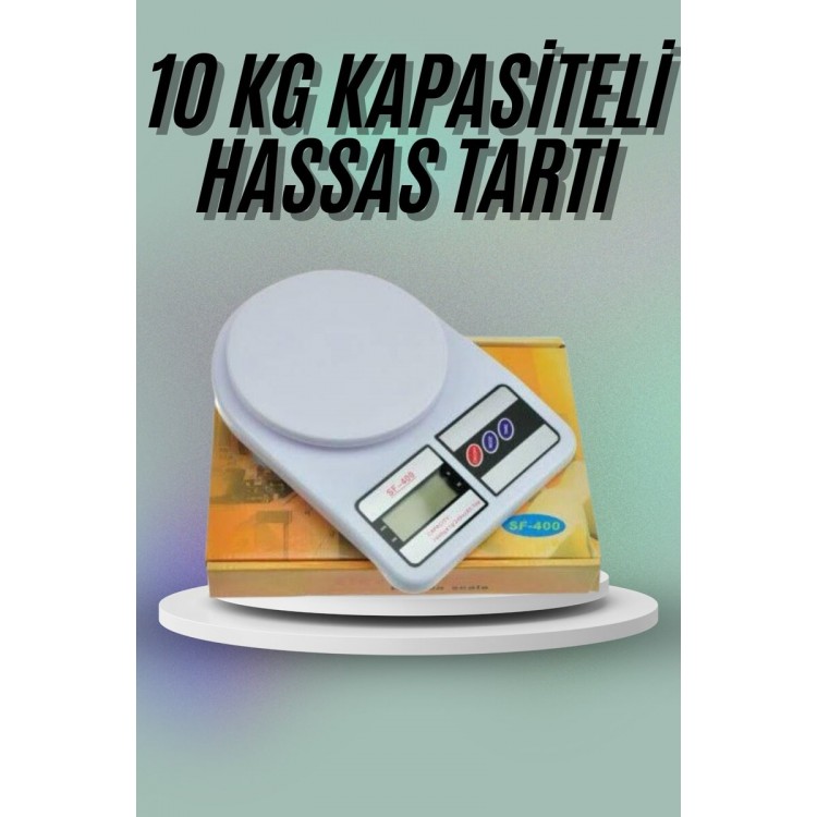 Kitchen Scale Precision Scale with Digital Display 10 KgKapasiteli
