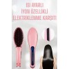 Blow Dry Effect Hair Straightener Comb Anti-Wear SwivelCable Heat Adjustable