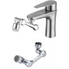 Kitchen Faucet Head 1080 Degree Rotatable Movable HeadFaucet Apparatus