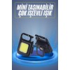 Camping Tent Lamp Rechargeable Flashlight Searchlight KeychainMini Magnet