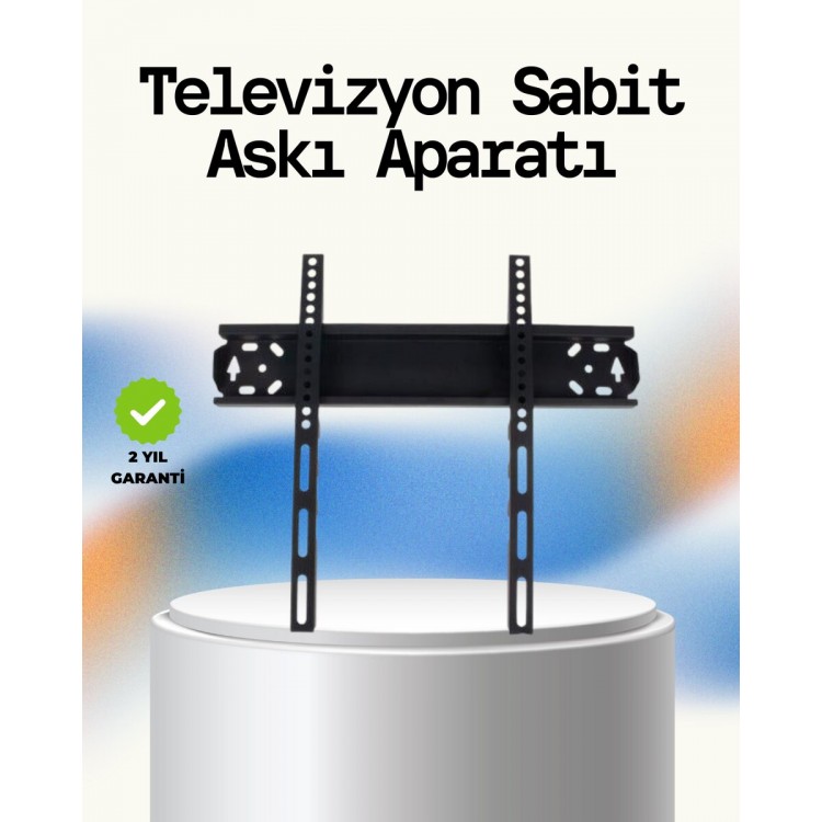 Universal TV Askı Aparatı 32-65 İnç Güçlü Çelik Gövde Sağa-Sola Ayar
